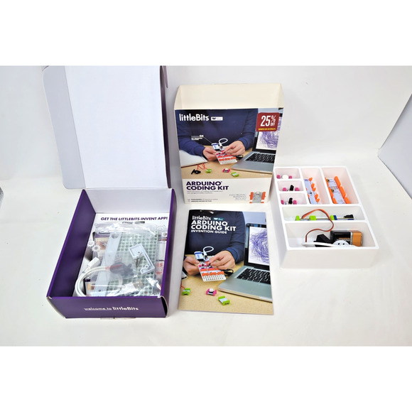 New Little Bits Arduino Coding Kit 8 bits Modules colors of invention complete - Picture 1 of 6